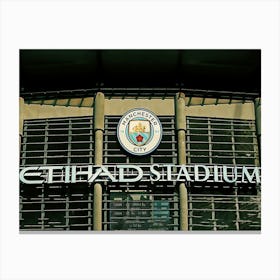 Manchester City Etihad Stadium Canvas Print