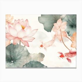 Japanese Koi Canvas Print