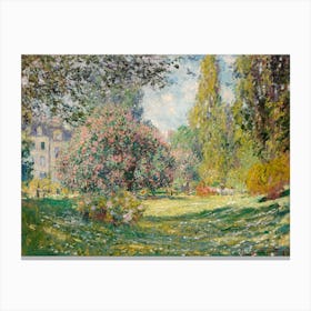 The Parc Monceau (1876), Claude Monet Canvas Print