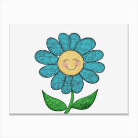Smiling Flower Canvas Print