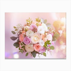 Bouquet Of Flowers Canvas Print