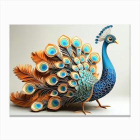 Peacock 30 Canvas Print