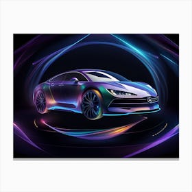 Futuristic Car 40 Canvas Print