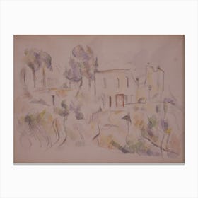 The Coach House, Paul Cézanne Canvas Print