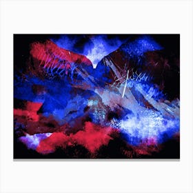 electricity abstract Painting  Canvas Print