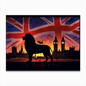 London Lion Canvas Print