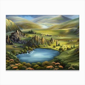 Landscape Painting 46 Canvas Print