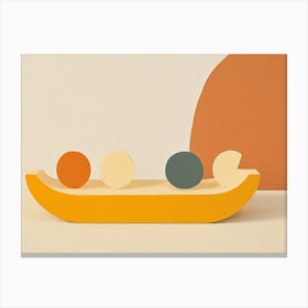 Sailor'S Boat Minimal Canvas Print