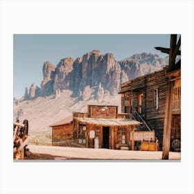 Old Western Saloon Canvas Print