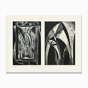 Design Of Arches, Coronilla (1925–1926), Paul Nash Canvas Print