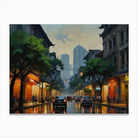 Hanoi City  Canvas Print