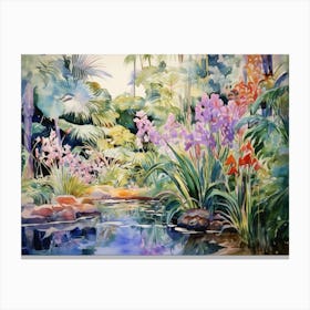 Tropical Garden 2 Canvas Print