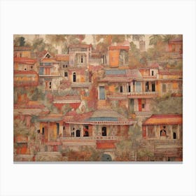 Indian Village Canvas Print