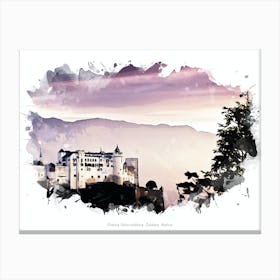 Festung Hohensalzburg, Salzburg, Austria Canvas Print