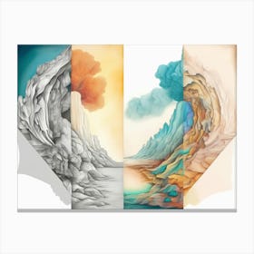 Ocean Wave 1 Canvas Print