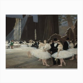 Ballet Dancers 4 Canvas Print