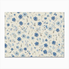 Forget Me Nots Canvas Print