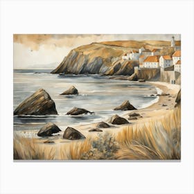 European Coastal Painting (97) Canvas Print