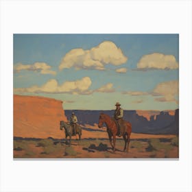 Cowboys Canvas Print