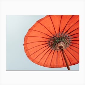 Parasol On A Sunny Day Canvas Print