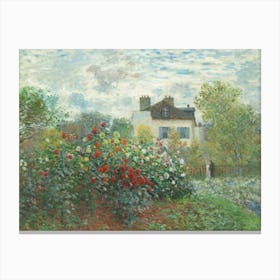 Claude Monet'S Garden 4 Canvas Print