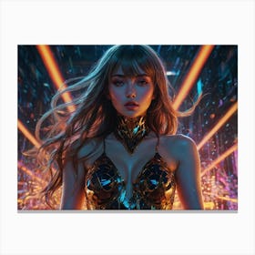 Luminescent Goddess Canvas Print