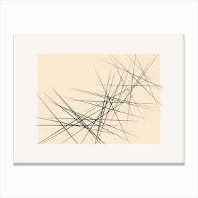 Bohemian Abstract Lines 2 Canvas Print