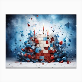 Christmas Composition Canvas Print