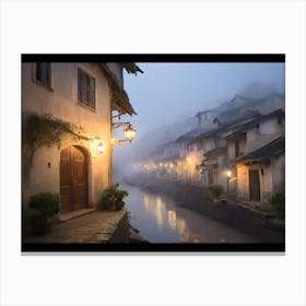 Chinese Old Town Canvas Print