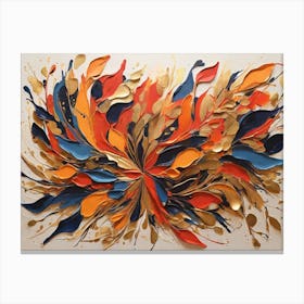 Abstract Abstract Painting Canvas Print