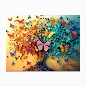 Butterfly Tree 11 Canvas Print