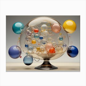 Bubbles In Glass Canvas Print