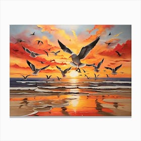 Summer Sunrise Canvas Print