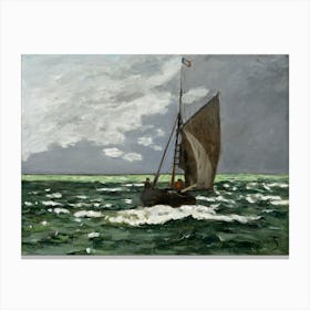 Seascape, Storm (1866), Claude Monet Canvas Print