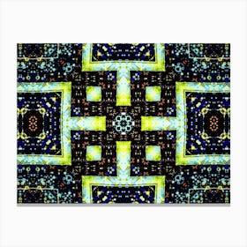 Psychedelic Cross Canvas Print