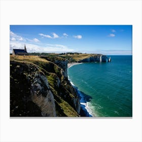 Etretat Landscape Canvas Print