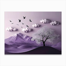 Tree In The Sky Canvas Print