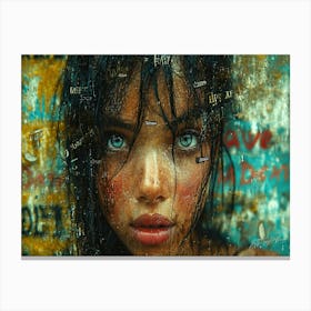 Dream Doll - Girl With Blue Eyes Canvas Print