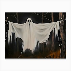 Ghost In The Woods 1 Canvas Print