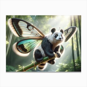 Pandafly Panda-Butterfly Fantasy Canvas Print