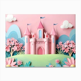 Paper Castle Canvas Print