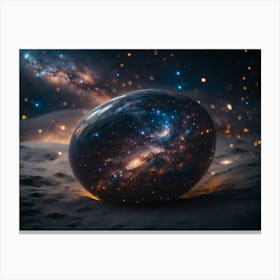 Nebula With Stars Canvas Print
