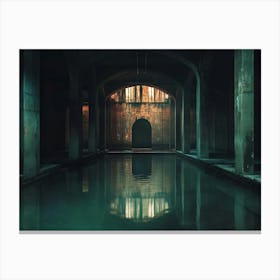 Abandoned Swimming Pool Canvas Print