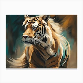 Tiger Chimera Preying Canvas Print