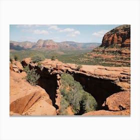 Devils Bridge Scenery Canvas Print