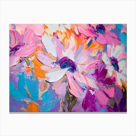 Abstract Of Flowers Canvas Print