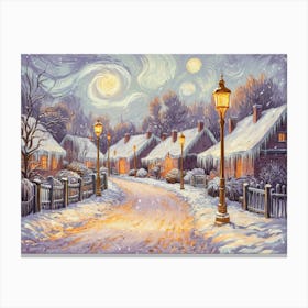 Winter'S Night Canvas Print