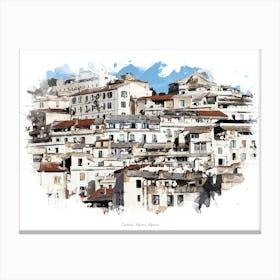 Casbah Algiers Algeria Canvas Print