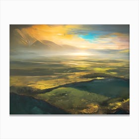 Landscape Painting Canvas Print