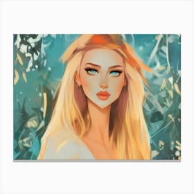 Hebe Goddess of Youth, Prime of Life. Canvas Print